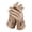 Khaki, variant on BadPiggies Winter PU Leather Gloves for Women, Waterproof Driving Dress Gloves with Fleece Lined Thermal Warm (Black)