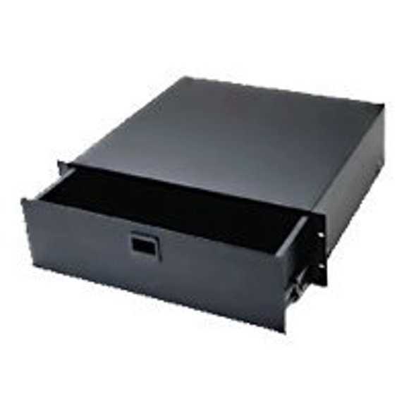 Middle Atlantic D4 - Rack storage drawer - black - 4U - 19"
