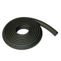 KidKusion Foam Rubber Edge Guard for Tables, Furniture, Toddlers, 12 ft Long, 1 CT, Black