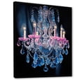 thumbnail image 2 of Designart "Chandelier euphony In Contrasts III" Glam Floater Framed Canvas Wall Art, 2 of 7