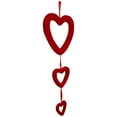 thumbnail image 4 of Northlight Heart Trio Valentine's Day Wall Decoration - 34" - Red, 4 of 5