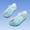 Light Blue, variant on Afuyipoi ​Girls Closed Toe Jelly Sandals, Thick-Soled Crystal Princess Shoes, Little Kids Waterproof Glitter Summer Beach Sandals Light Blue Size 9.5 (Little Kids)