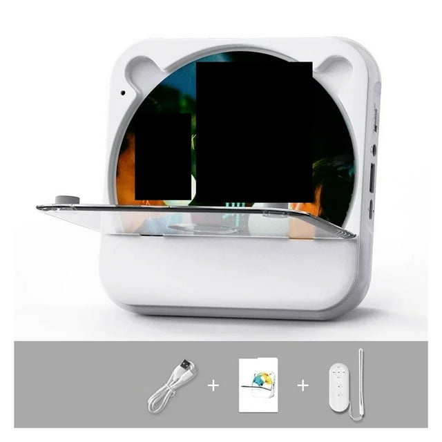 Lecteur CD Portable KC-818 Stéréo Bluetooth 5.1 Batterie 2000mAH, Émetteur Bluetooth 5.0