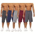 thumbnail image 3 of Essential Elements 3 or 5 Pack: Men's Active Quick-Dry Lightweight Workout Gym Basketball Shorts with Pockets, 3 of 7