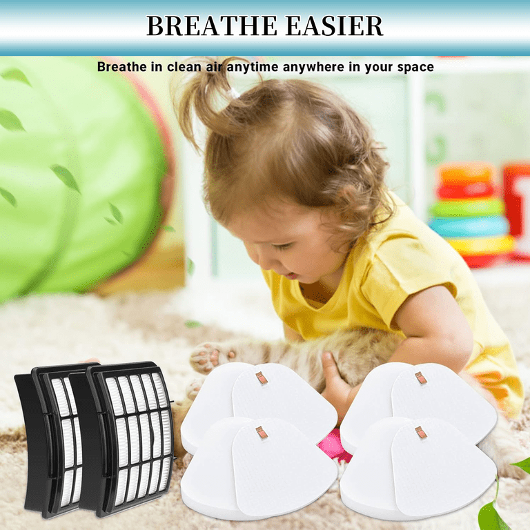HQRP Replacement Filter For Shark XFF350 NV350 NV350W NV350WC Navigator Lift-Away Upright Vacuum