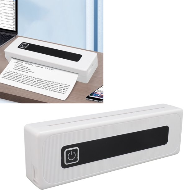 Walmart Computer/printer A4 Printer, Portable Printer 800mAh Battery 200DPI for Phones for ...
