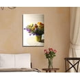 thumbnail image 2 of Canvas Wall Art - Beautiful Wild Flowers on Table | Modern Home Art Canvas Prints Giclee Printing Wrapped &amp; Ready to Hang - 18" x 12", 2 of 4