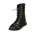 thumbnail image 3 of Accesorios de zapatos de muñecas de 1/3 de botas negras casuales de punta puntiaguda PU, 3 of 9
