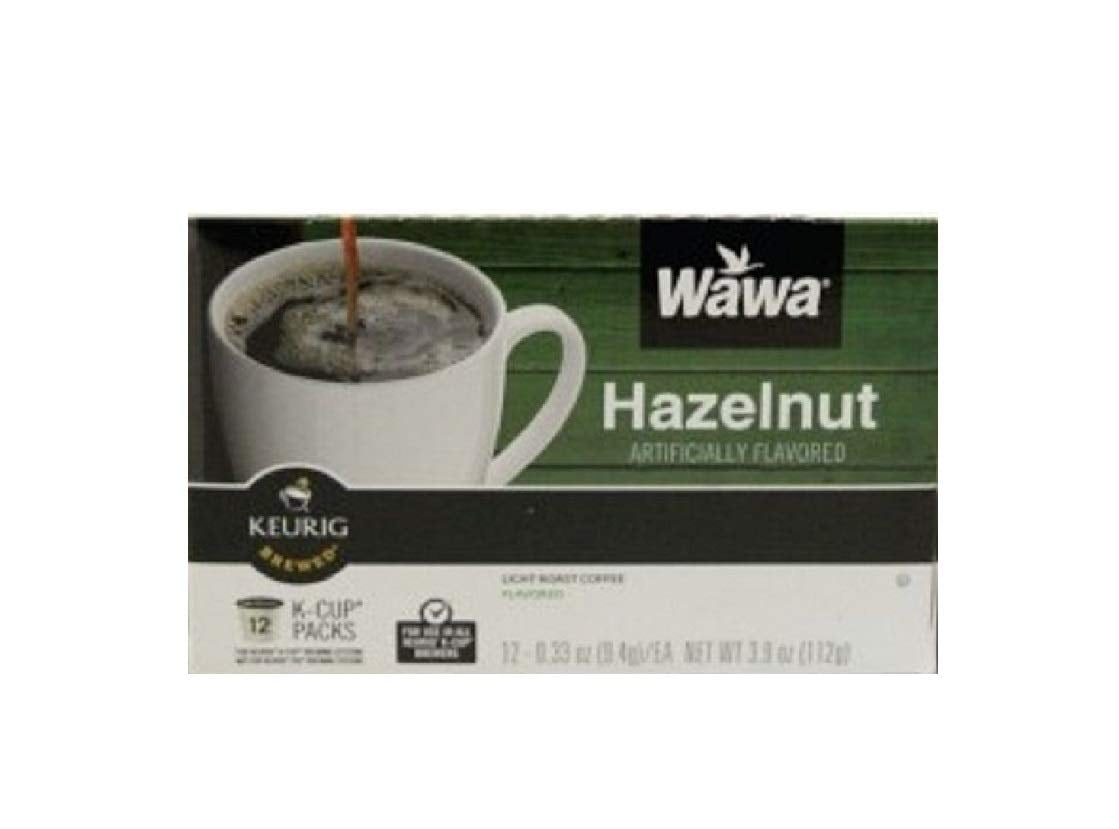 Wawa Coffee Single serve cups for Keurig KCup Brewers Hazelnut 12