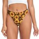 thumbnail image 1 of Fotbe Vintage Brown Plaid Sunflower Tanga Sin Costuras para Mujer con Estampado – Panties Invisibles, Transpirables y Cómodos para Uso Diario-X-Small, 1 of 6