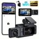 thumbnail image 4 of Cámara de tablero Byikun Dual 1080P con WiFi, visión nocturna por infrarrojos, sensor de gravedad y tarjeta de 64 GB para mayor seguridad y comodidad en el automóvil., 4 of 7