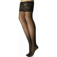 thumbnail image 2 of YooGuoGuo Women's Spandex Sheer Thigh Highs with Silicone Stay-Up Lace Top, 2 of 6