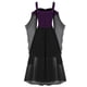 thumbnail image 4 of Vestidos para mujer Vestidos casuales Womne Tallas grandes Hombro frío Manga de mariposa Vestido de fiesta con cordones Odeerbi  ODB-5, 4 of 6