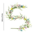 thumbnail image 4 of JLFNYA Easter Garland, Easter Garland for Mantle, 70.8" Easter Artificial Vines, Colorful Easter Wreath Spring Vines Garland with Faux Eggs and Butterflies, Easter Spring Festival Decoration, 4 of 5