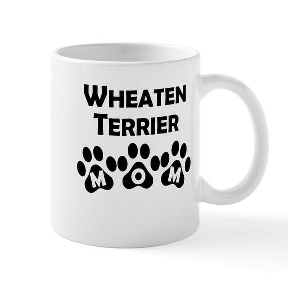CafePress - Wheaten Terrier Mom Mugs - 11 oz Ceramic Mug - Novelty Coffee Tea Cup