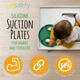 thumbnail image 3 of Toddler Plates Suction Plates for Baby Silicone Baby Plates 100% Food-Grade Silicone, First Stage toddler plate With Suction Feeding Supplies for Kids, Microwave & Dishwasher Safe Green, 3 of 7