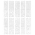 thumbnail image 3 of Alphabet Stencils Set Reusable Calligraphy Letter Templates Durable PET Material 20 Sheets for Crafts DIY Drawing Creative Development, 3 of 5