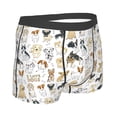 thumbnail image 3 of Bingfone I Love Dogs Men's Underwear - Casual Stretch Boxer Briefs-XX-Large, 3 of 9