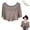 Khaki, variant on Wedding Bride Bridesmaid Gifts Women'S Blended Shawl Blue Wraps One Size