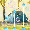 thumbnail image 3 of YoGold Automatic Bubble Machine – 47 Inch Adjustable Standing Bubble Maker, Battery Operated with Lights & Music (Pink, Blue), 3 of 5