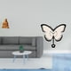 thumbnail image 2 of Estatua coleccionable del Corazón de Jesús para oficina, dormitorio, pasillo, con reloj de pared decorativo de mariposa, acrílico antitictac p, 2 of 8