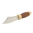 thumbnail image 2 of Mini Knife, Color Wooden Handle Stainless Steel Blade Lightweight High Toughness Tiny Knife With Keychain For Box Cutter, 2 of 8