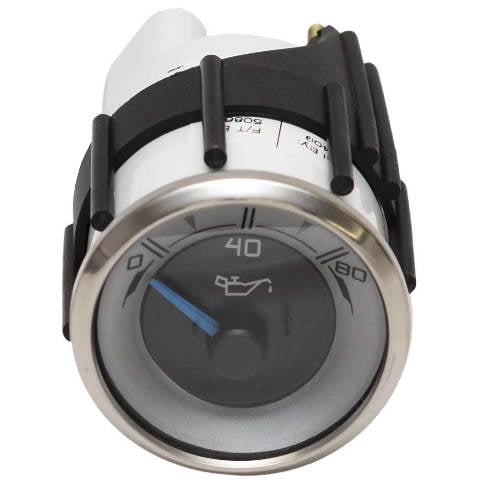 Faria Boat Oil Pressure Gauge GBC631A | 2 Inch Silver