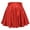 A-Red196, variant on Yuanlong Womens Pleated Skirts PU Leather High Waist Mini Flared Skirts Summer Streetwear Holiday Rave Party Sparkly Skirt