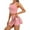 Pink, variant on Women's 2 Piece Tennis Skirts Sets with Built-in Shorts and Pockets Workout Outfits Dresses