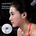 thumbnail image 2 of Auriculares para dormir laterales, auriculares inalámbricos invisibles para dormir, micrófono incorporado impermeable, auriculares Bluetooth con estuche de carga rápida (negro), 2 of 5