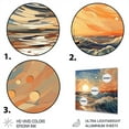 thumbnail image 3 of Designart "Sunkissed Sands Beach Photo IV" Nautical & Beach Metal Wall Art, 3 of 5