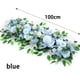 thumbnail image 3 of Decoración de pared de flores para boda, suministros de arreglo de rosas de peonía de seda, hilera de flores artificiales, arco de fondo, 100cm, 3 of 5