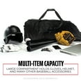 thumbnail image 3 of Franklin Sports Traveler Baseball + Softball Roller Bag - Equipment + Bat Bag - Black, 3 of 12