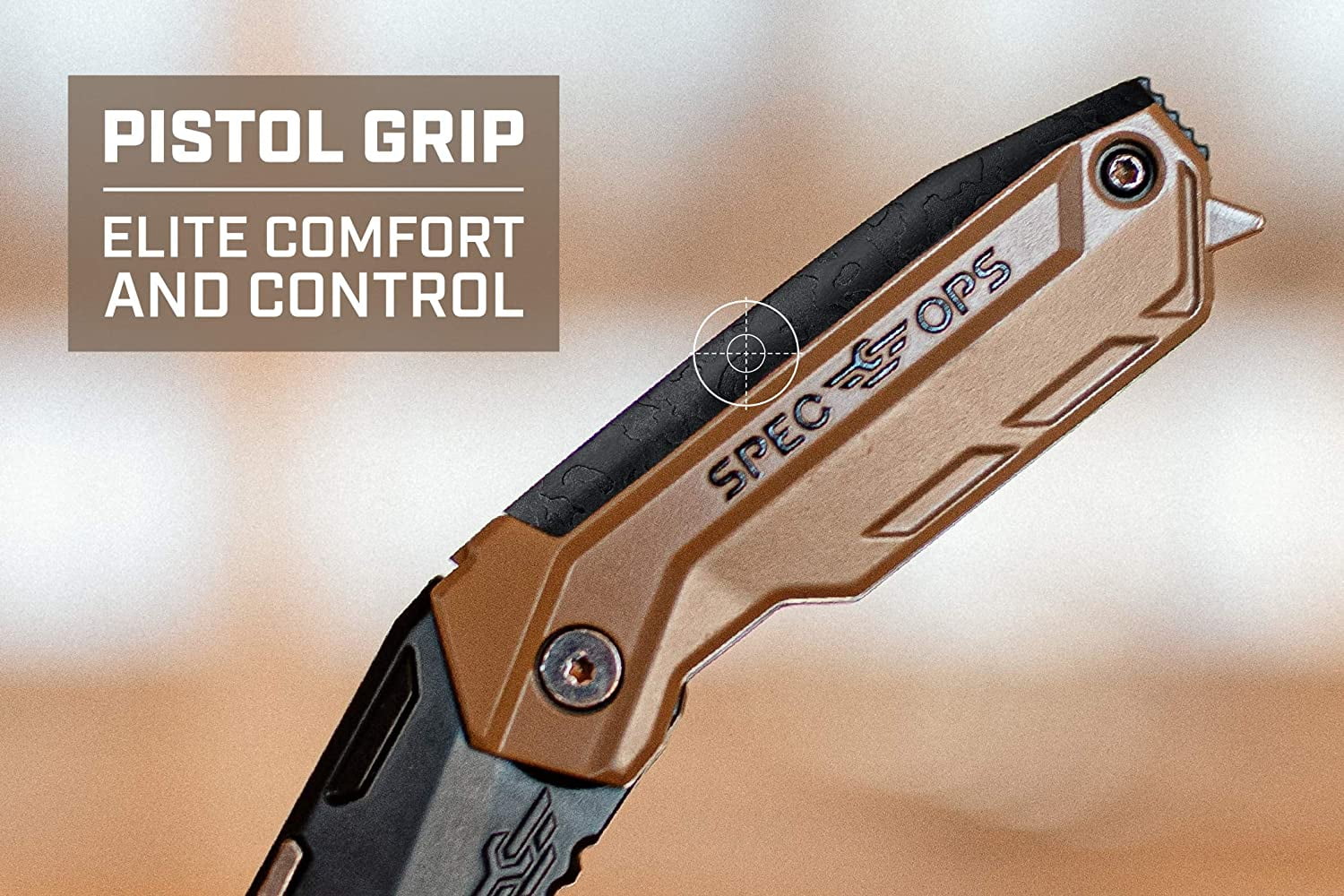 Tools Folding Utility Knife with Retractable Blade, Includes 3 Extra Blades in Handle Storage, 3% Donated to Veterans