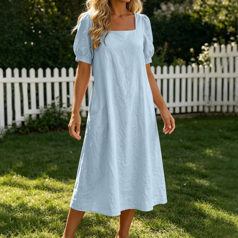 striped t shirt dress womens Puff Sleeve Mini | Trendy Women's Dresses 01102026 Beaded Dresses & Gowns size-womens-clothing_:Regular 12 (L) making it both fashionable