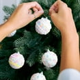 thumbnail image 6 of Pastel Colored Foam Christmas Ball Ornaments Set For Indoor Holiday Tree, Party Decor, Diy Crafts, And Seasonal Celebration With Glitter Finish, 6 of 6