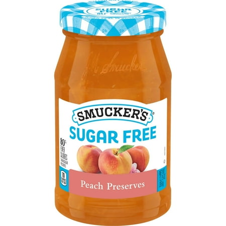 Smucker's Sugar Free Peach Preserves, 12.75 oz