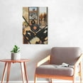 thumbnail image 6 of Custom Canvas Prints Brown And Black Vintage Film Personalized Photo Image Collage DIY Framed Kit Wall Art Picture Room Decor 16x20 inch, 6 of 7
