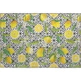 thumbnail image 2 of Addison Rugs Mayfield Washable Kitchen Lemons Yellow Rectangle Rug, 1'8" x 2'6", 2 of 5