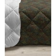 thumbnail image 3 of Floral Down Alternative Comforter, Blooming Petals Bouquet Shabby Form Style Feminine Pattern Abstract Nature, Microfiber Quilt for All Season, 5 Sizes, Ivory Tan Blue Grey, by Ambesonne, 3 of 3