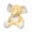 Yellow, variant on Brown Running Elephant Plush Toy Jogging Stuffed Animal Cute Dynamic Doll Soft Pillow for Sofa Bedroom Home Decor Gift