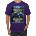 thumbnail image 1 of Ford Truck Parking Only Sign Gift for Owners of Ford Trucks | Mens Cars and Trucks Graphic T-Shirt, Purple, Small, 1 of 3