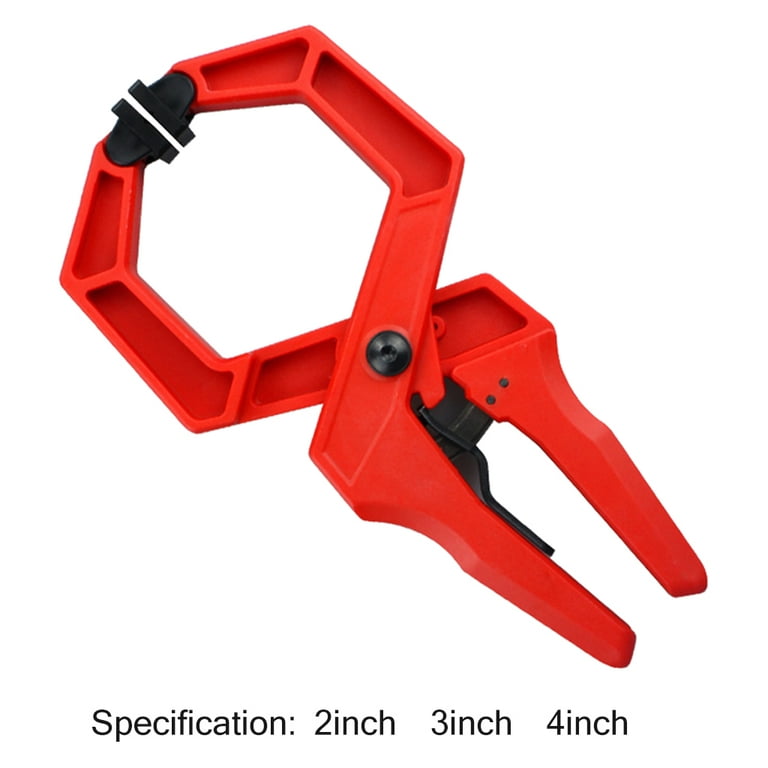 Spring Grip Clip Pointed Long Service Life 2/3inch Heavy Duty Red Spring  Clamp