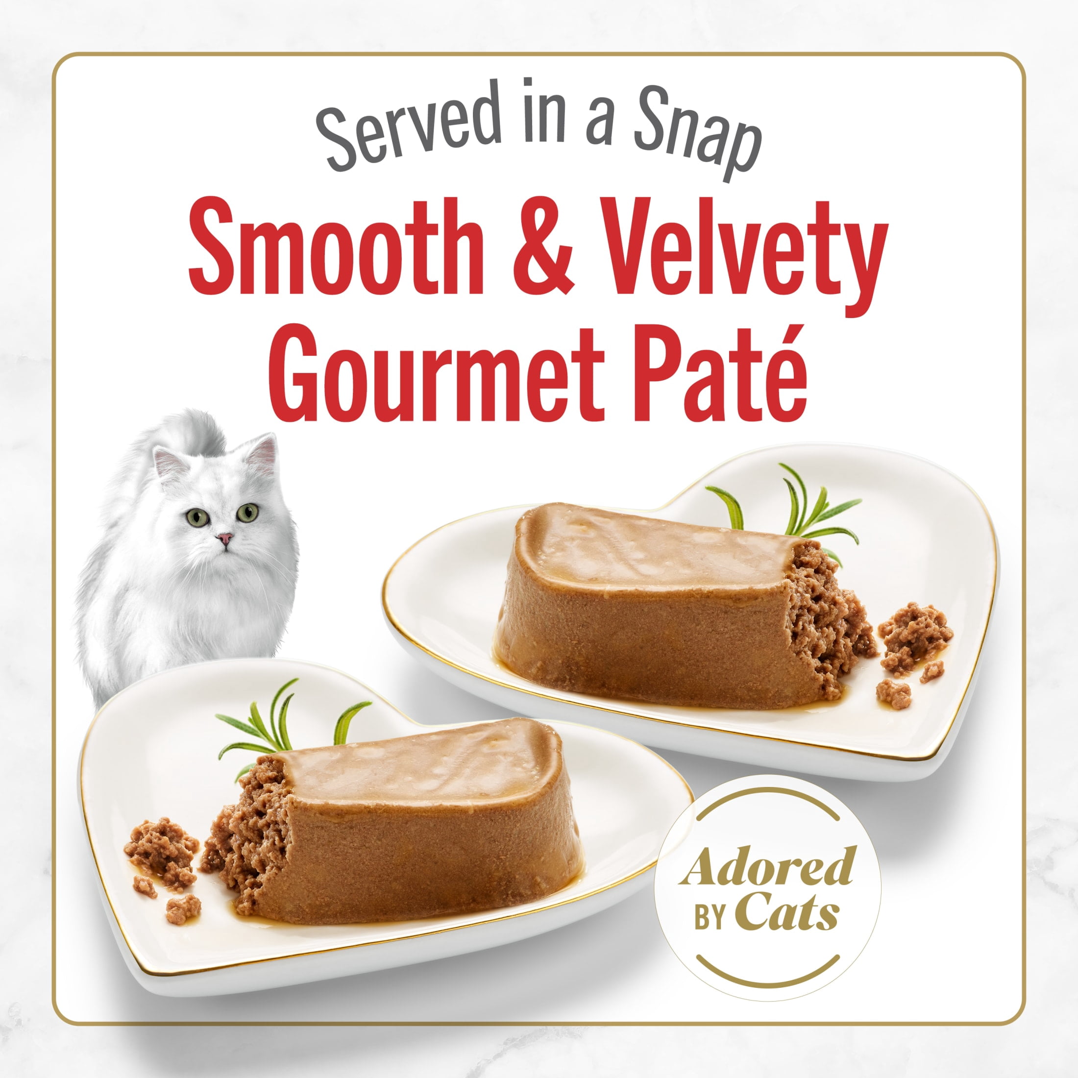 (24 pack) Purina Fancy Feast Petites Tender Beef Entrée Gourmet Wet Cat Food Pate