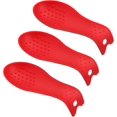 thumbnail image 1 of 2 piezas de soporte para cuchara de silicona, soporte para utensilios de cocina resistente al calor de 9,25" x 3,86", soporte para espátula y cucharón para encimera, color rojo, 1 of 5