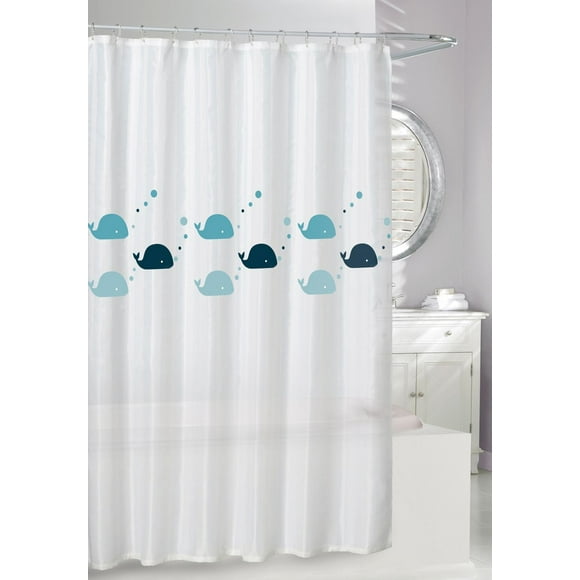 Whales Peva Shower Curtain