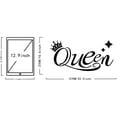 1 Sheet Queen Quotes Wall Stickers Vinyl Wall Decor Stickers DIY Saying