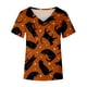 thumbnail image 4 of Tops Para Mujer Salir Tops Moda Casual Verano Con Cuello en V Manga Corta Camiseta Estampada Blusa Odeerbi ODB149040, 4 of 5