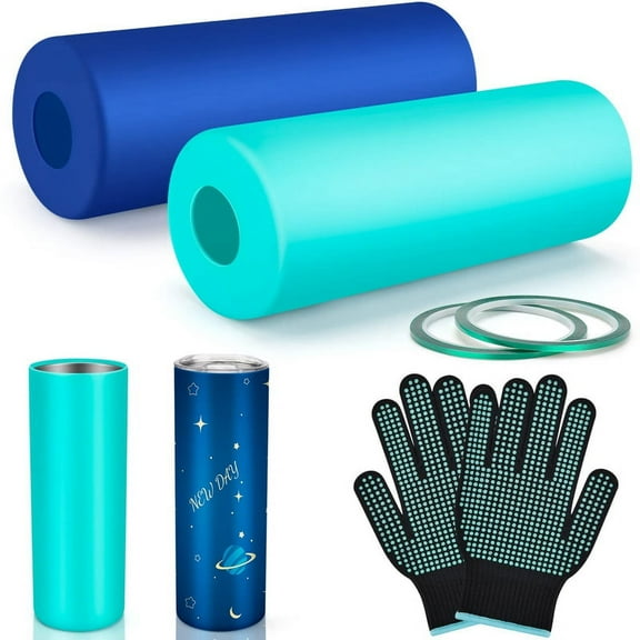 For 20 Oz, Silicone Bands Kit, for Sublimation Tumbler Heat