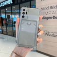 thumbnail image 5 of Card Bag Holder Clear Case For Xiaomi Redmi Note 10 Pro 9 9S 10S 11 11s 12 12s 12 Pro 5G Redmi 9 9A 9C 10C Soft Corners Cover, 5 of 5